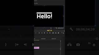 How to create Text Reveal animation in Adobe Premiere Pro