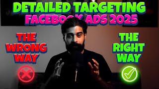 Facebook ads Detailed targeting 2025 tutorial for beginners  ️‍