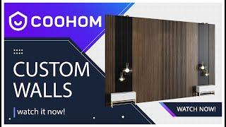 Tutorial 05 - Designing Custom Wall Cladding and Headboards in Coohom