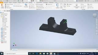 Autodesk Inventor-2020 Body of Plumber Block