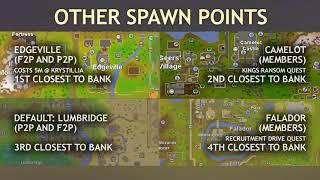 SPAWN POINTS - benefits & locations (OSRS: TIP#005)