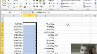 Excel Video 165 WEEKDAY