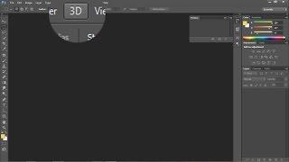 Activate 3d option in photoshop cs6