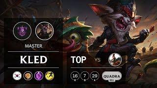 Kled Top vs Pantheon - KR Master Patch 9.15