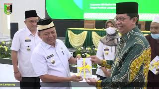 BUPATI LAMPUNG TIMUR MENGHADIRI ACARA SEMINAR NASIONAL PERJUANGAN KH. AHMAD HANAFIAH