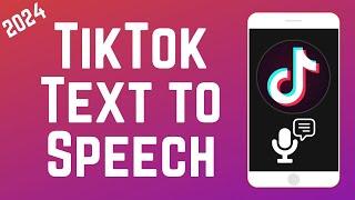 How to Use Text to Speech on TikTok - 2 Ways! 2024