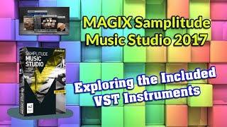 MAGIX Samplitude Music Studio 2017 VST Instruments Demo