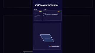  CSS transform tutorial | html css tutorial
