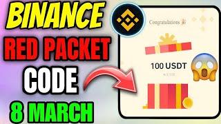 Red pocket code today Binance || Binance red pocket code today || claim USDT Code red pocket