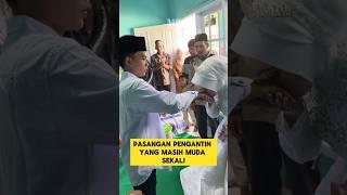 pasangan pengantin bocil yang lagi viral ‼️‼️‼️ #pengantinviral #nikah #nikahmuda #manten #wedding