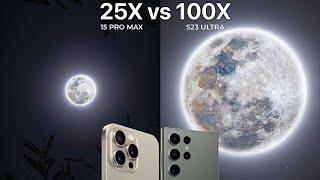 iPhone 15 Pro Max VS Galaxy S23 Ultra Live Zoom Test Comparison