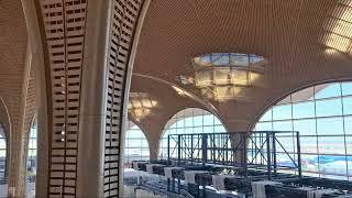 Airport Soffit looks more awesome and golden with scenery around the terminal building