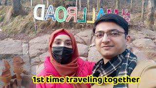 Honeymoon trip | Murree Mall road | traveling with Him️ | vlogging with Bilal ️