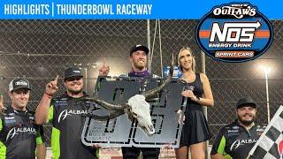 World of Outlaws NOS Energy Drink Sprint Cars | Thunderbowl Raceway | Sept. 21, 2024 | HIGHLIGHTS