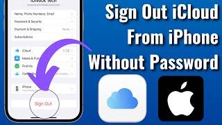 How To Sign Out Apple ID On iPhone Without Password | Remove iCloud Without Password