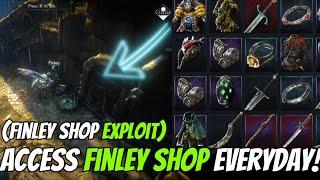 Access Finley's Rare Shop Everyday - No rest For The Wicked (Rare Shop Exploit)