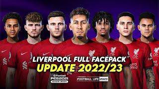 LIVERPOOL FULL FACEPACK 2022/23 | SIDER ONLY | EFOOTBALL PES 2021 & SMOKE PATCH FOOTBALL LIFE 2023