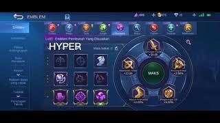 Build Layla 2021 and Emblem set (hyper,sidelane)? #mobilelegends #laylamlbb