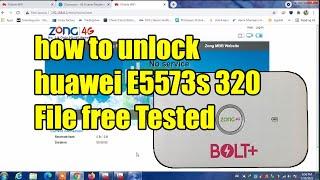 how to unlock huawei E5573s 320