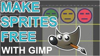 HOW TO MAKE SPRITES & SPRITESHEETS FREE USING GIMP