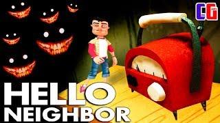 Hello Neighbor BECAME SMALL and WENT fears of a DOUBLE-JUMP Nightmares Act 3