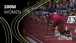 200m Women Swiss Record with Mujinga Kambundji- CITIUS 2022