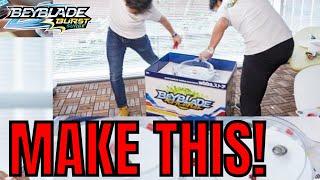 How to make a Beyblade stadium Tournament Table