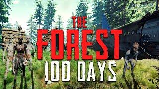 I Had 100 Days To Escape THE FOREST!