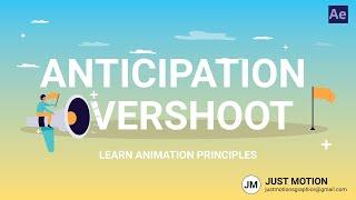 Anticipation and Overshoot Tutorial | After Effects| Bounce Effect | Simple Logo Animation