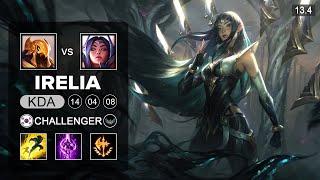 Irelking Irelia vs Azir Mid   KR Challenger   Patch 13 4 Season 13