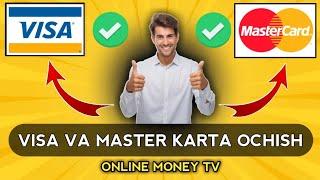 VISA VA MASTER KARTA OCHISH. VIRTUAL VISA KARTA OCHISH