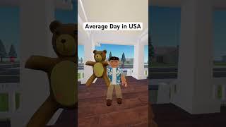 Average day in USA #roblox #meme #doorbellcam