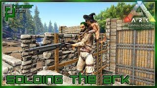 MOBILE FLOATING TAMING PEN - DOUBLE MEGATHERIUM TAME Soloing the Ark S5E33