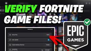 How to Verify Fortnite Game Files - NEW 2024