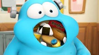 Funny Animated Cartoon | Spookiz Frankie Can't Stop Eating Junk Food 스푸키즈 | Cartoon for Children