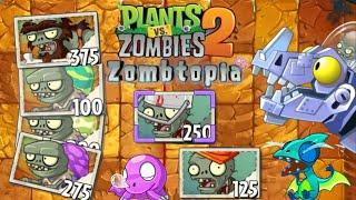 I'Zombie together with dinos & new ways to defeat plants - Jurassic Marsh | PvZ 2 Zombtopia