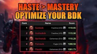 Haste: The Optimal Way to Play Blood DK + Phase 1 BIS | Cata Classic