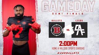 LIVE AMERICAN FOOTBALL: UWE BULLETS vs LEEDS BECKETT | BUCS SEMI FINAL NATIONAL CHAMPIONSHIP