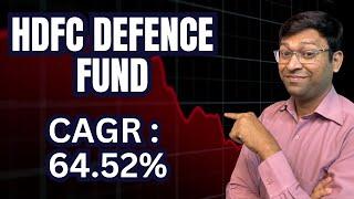 रुके या निकले ? | Hdfc Defence Fund | Hdfc Defence Mutual Fund | Hdfc Defence fund direct growth