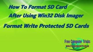 How To Format SD Card After Using Win32 Disk Imager - Restore SD Card Capacity In One Click