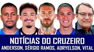 NOTÍCIAS DO CRUZEIRO: SÉRGIO RAMOS, ADRYELSON, MATEUS VITAL, ANDERSON E PEDRINHO