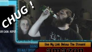 EatMyDiction1 vs. Ellohime - Beer Chug + Scumbag Viewers !