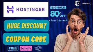 Hostinger Coupon Code 2024 | Upto 80% Off Promo Code | Discount Code 2024 | Hosting Coupon Code