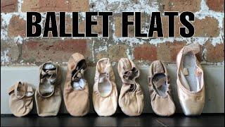 Different types of ballet flats