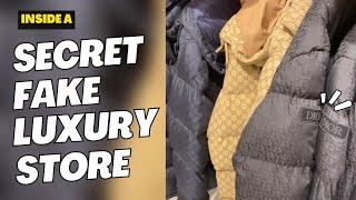 Visiting a Secret FAKE LUXURY Store and Fake Designer Market in Turkey