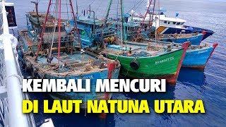 Lima Kapal Ikan Asing Asal Vietnam Kembali Mencuri di Laut Natuna Utara