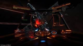 Elite Dangerous: Condor and Vette in a Hazres