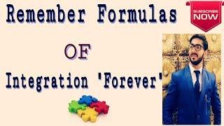 How to learn Integration Formulas | Fast and Easily |Maths Tricks!