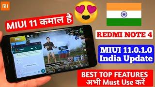 REDMI NOTE 4 MIUI 11 UPDATE | TOP FEATURES MUST TRY | REDMI NOTE 4 MIUI 11.0.2.0 STABLE UPDATE