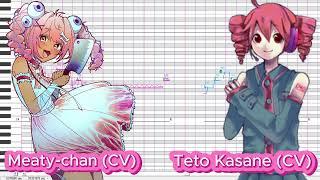 Meaty-chan and Teto Kasane #UTAU duet!